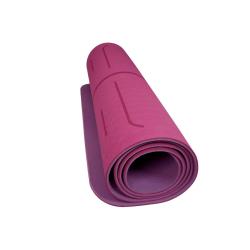 Lifefit Podložka Yoga MAT Lotos Duo 183x58x0 6cm bordó