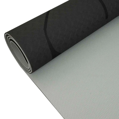 Lifefit Podložka Yoga MAT Lotos Duo 183x58x0.6cm černá