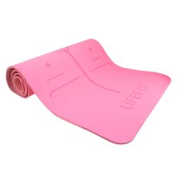 Lifefit Podložka Yoga MAT Lotos Duo 183x58x0 6cm růžová