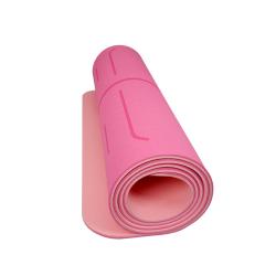 Lifefit Podložka Yoga MAT Lotos Duo 183x58x0 6cm růžová