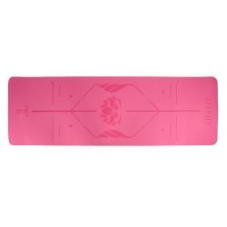 Lifefit Podložka Yoga MAT Lotos Duo 183x58x0 6cm růžová