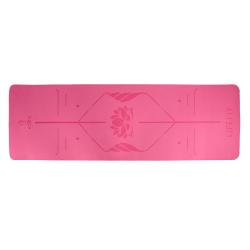 Lifefit Podložka Yoga MAT Lotos Duo 183x58x0 6cm růžová (VÝPRODEJ)