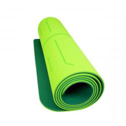 Lifefit Podložka Yoga MAT Lotos Duo 183x58x0,6cm zelená