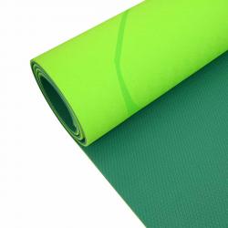 Lifefit Podložka Yoga MAT Lotos Duo 183x58x0,6cm zelená