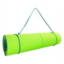 Lifefit Podložka Yoga MAT Lotos Duo 183x58x0,6cm zelená