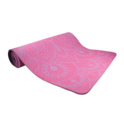 Lifefit Podložka Yoga MAT Mandala Duo 183x58x0 6cm bordó