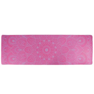 Lifefit Podložka Yoga MAT Mandala Duo 183x58x0 6cm bordó