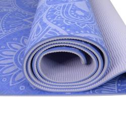 Lifefit Podložka Yoga MAT Mandala Duo 183x58x0 6cm modrá