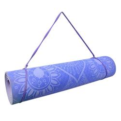 Lifefit Podložka Yoga MAT Mandala Duo 183x58x0 6cm modrá