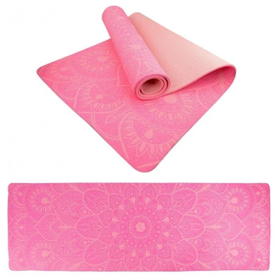 Lifefit Podložka Yoga MAT Mandala Duo 183x58x0,6cm růžová Lifefit Podložka Yoga MAT Mandala Duo 183x58x0,6cm růžová