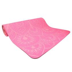 Lifefit Podložka Yoga MAT Mandala Duo 183x58x0,6cm růžová (VÝPRODEJ)