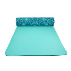 Lifefit Podložka Yoga MAT Mandala Duo 183x58x0 6cm tyrkysová