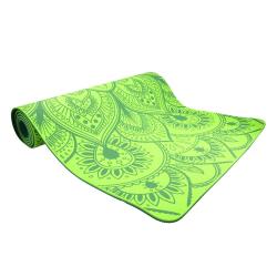 Lifefit Podložka Yoga MAT Mandala Duo 183x58x0 6cm zelená