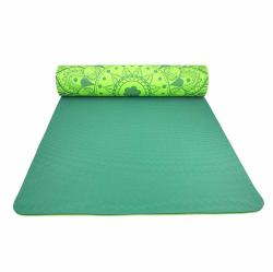 Lifefit Podložka Yoga MAT Mandala Duo 183x58x0 6cm zelená
