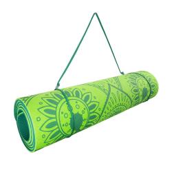 Lifefit Podložka Yoga MAT Mandala Duo 183x58x0 6cm zelená