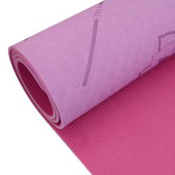 Lifefit Podložka Yoga MAT Relax Duo 183x58x0 6cm bordó