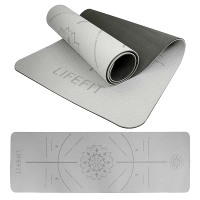 Lifefit Podložka Yoga MAT Relax Duo 183x58x0,6cm černá Lifefit Podložka Yoga MAT Relax Duo 183x58x0,6cm černá