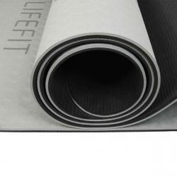 Lifefit Podložka Yoga MAT Relax Duo 183x58x0,6cm černá