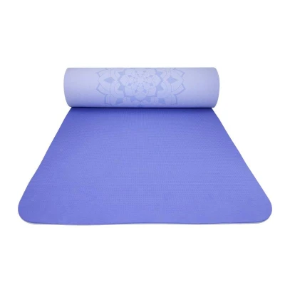 Lifefit Podložka Yoga MAT Relax Duo 183x58x0,6cm modrá