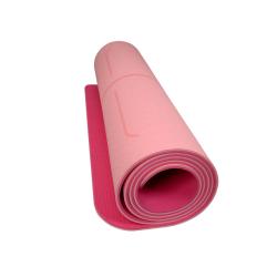 Lifefit Podložka Yoga MAT Relax Duo 183x58x0 6cm růžová