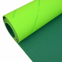 Lifefit Podložka Yoga MAT Relax Duo 183x58x0,6cm zelená