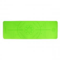 Lifefit Podložka Yoga MAT Relax Duo 183x58x0,6cm zelená