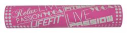Lifefit Podložka YOGA MAT TPE, 183x61x0.4cm, růžová