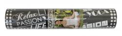 Lifefit Podložka YOGA MAT TPE, 183x61x0.5cm, dvouvrstvá, zeleno-šedá