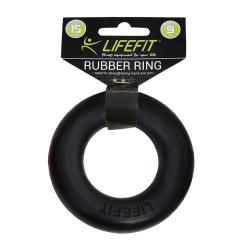 Lifefit Posilovač prstů Rubber Ring černý