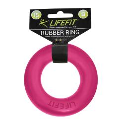 Lifefit Posilovač prstů Rubber Ring růžový