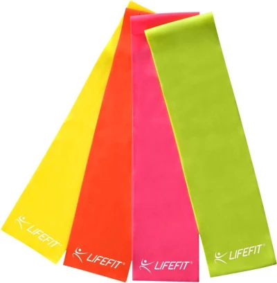 Lifefit Posilovací guma FLEXBAND 0.65, červená Lifefit Posilovací guma FLEXBAND 0.65, červená