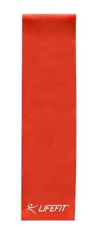 Lifefit Posilovací guma FLEXBAND 0.65, červená