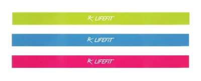 Lifefit Posilovací gumy Soft medium hard 3ks