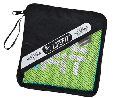 Lifefit rychleschnoucí ručník z mikrovlákna 105x175cm zelený