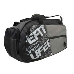 Lifefit Sportovní taška pro muže černo-šedá (VÝPRODEJ)