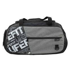 Lifefit Sportovní taška pro muže černo-šedá Lifefit Sportovní taška pro muže černo-šedá