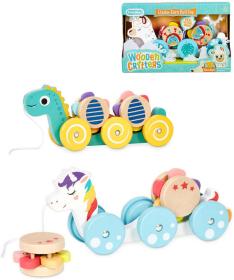 Little Tikes DŘEVO Tahací baby zvířátko 3 druhy (dřevěná hračka)