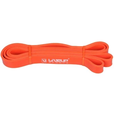 LiveUp Aerobic guma posilovací guma 208 x 0,45 cm oranžová LiveUp Aerobic guma posilovací guma 208 x 0,45 cm oranžová