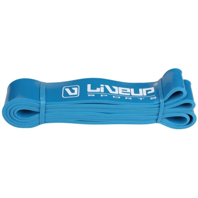 LiveUp Aerobic guma posilovací guma 208 x 0,45 cm zelená