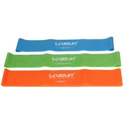 LiveUp Aerobic guma posilňovacia guma 50 x 5 cm oranžová IBA L (VÝPREDAJ)