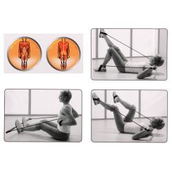 LiveUp Fit stick posilovací tyč s gumou