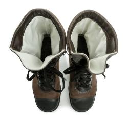 Livex 382-1 hnědá nubuk pánská kotníčková nadměrná obuv