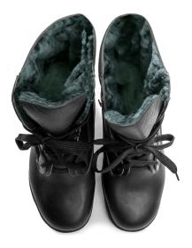 Livex 410 čierna líc pánska zimná členková nadmerná obuv