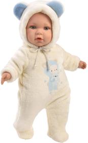 Llorens Oblečenie pre bábiku bábätko New Born 40-42cm s vankúšikom M14-207