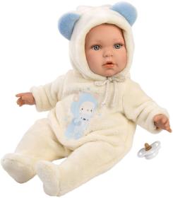 Llorens Oblečenie pre bábiku bábätko New Born 40-42cm s vankúšikom M14-207