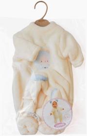 Llorens Oblečenie pre bábiku bábätko New Born 40-42cm s vankúšikom M14-207