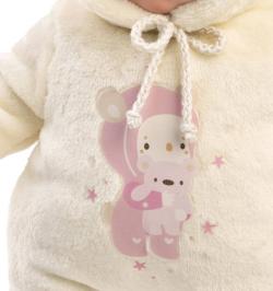 Llorens Oblečenie pre bábiku bábätko New Born 40-42cm s vankúšikom M14-208
