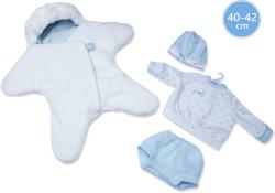 Llorens Oblečenie pre bábiku bábätko New Born 40-42cm s vankúšikom M740-37