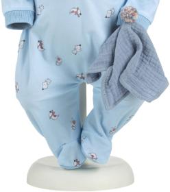 Llorens Oblečenie pre bábiku bábätko New Born 40-42cm s vankúšikom M741-20