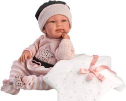 LLORENS Oblečenie pre bábiku bábätko New Born 43-44cm s vankúšikom M843-26